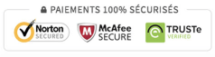 Paiement 100% sécurisé