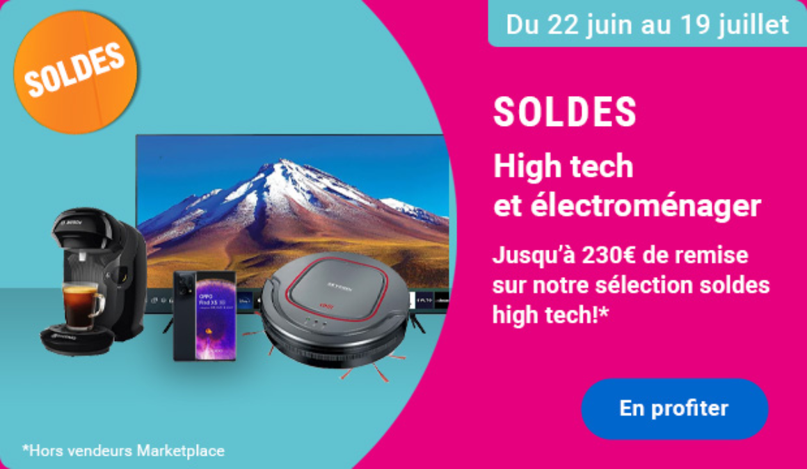 Soldes Hightech et électroménager