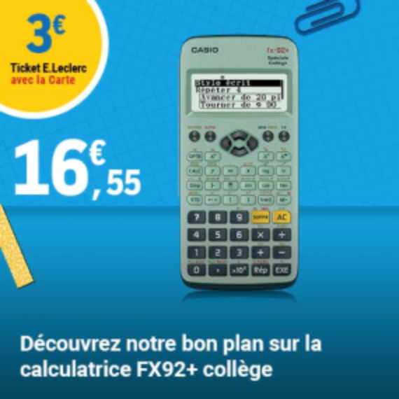 calculatrice fx92+