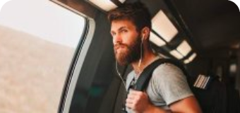 15% de réduction  sur les services (restauration à bord…)