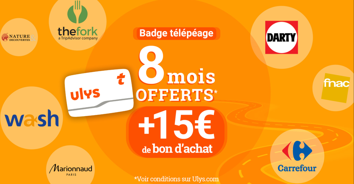 8 mois offerts + 15€ de bon d'achat