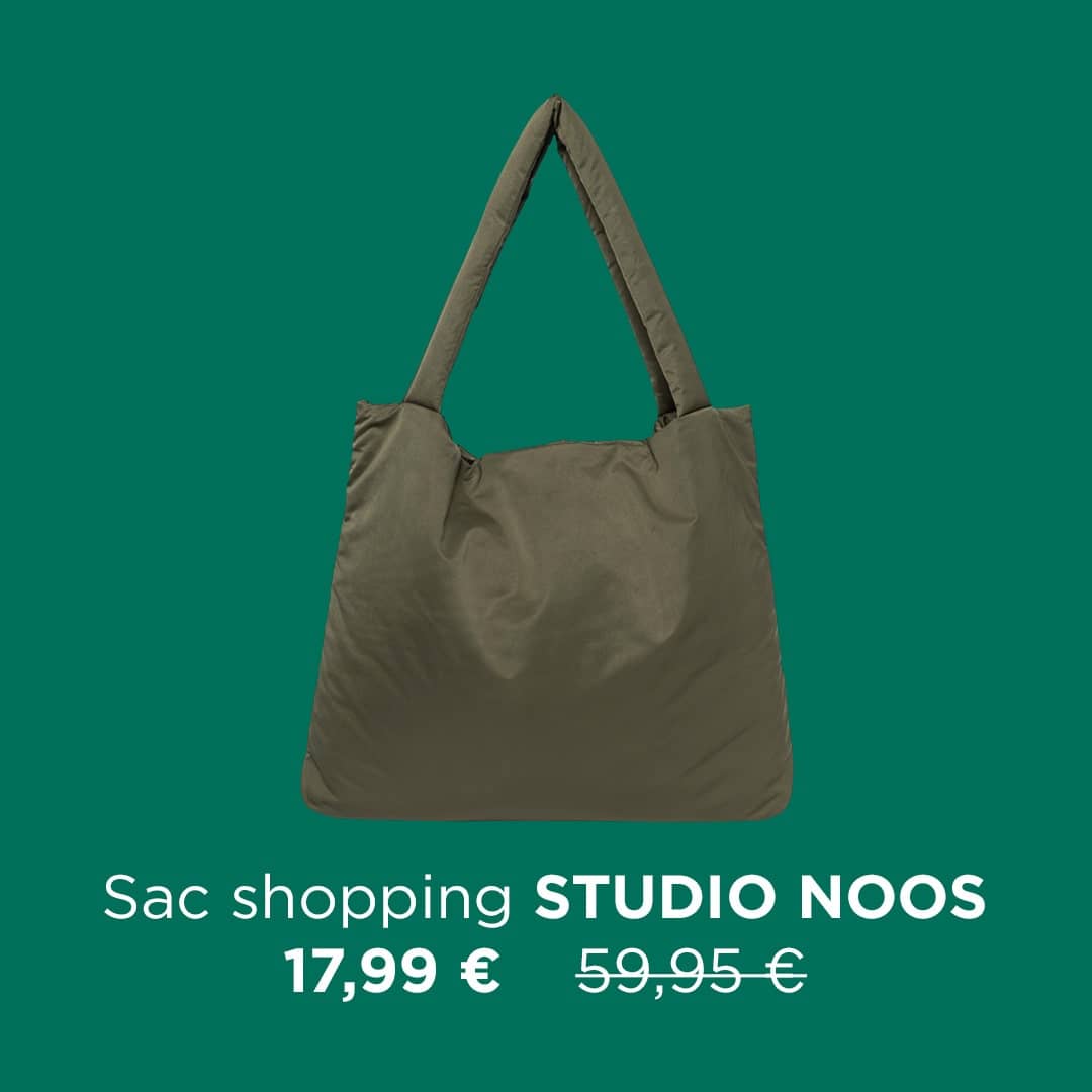 Sac shopping WEEK-END PUFFY coloris olive