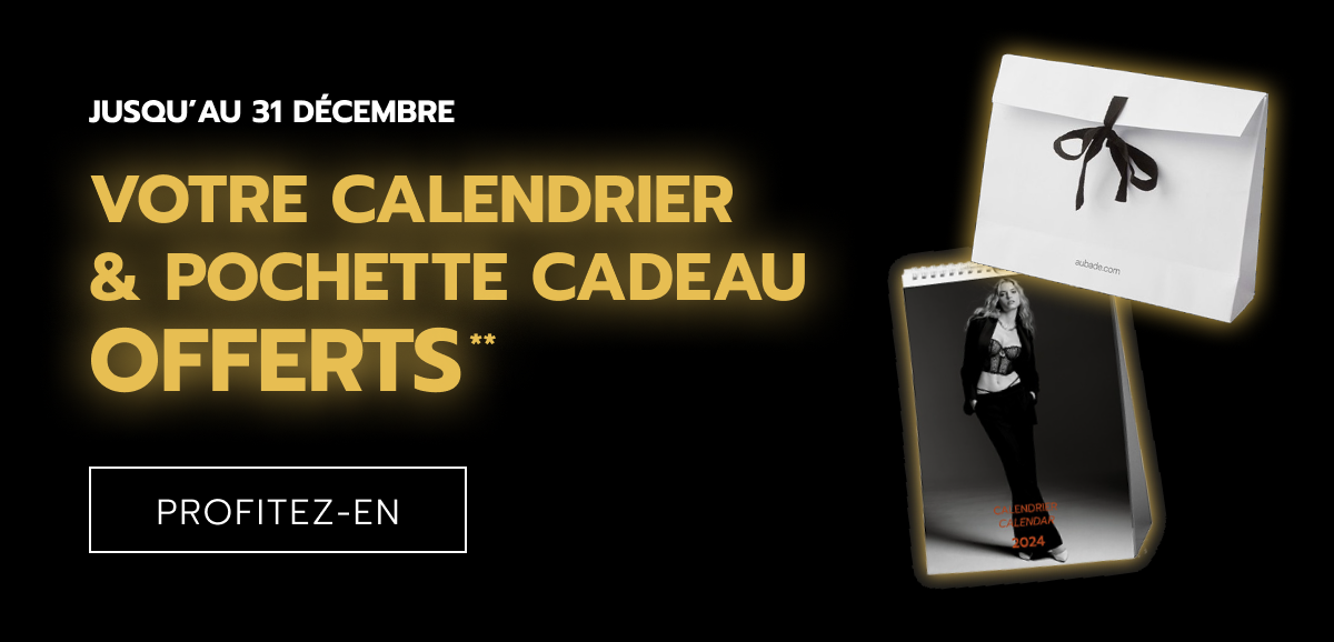 Votre calendrier & pochette cadeau offerte