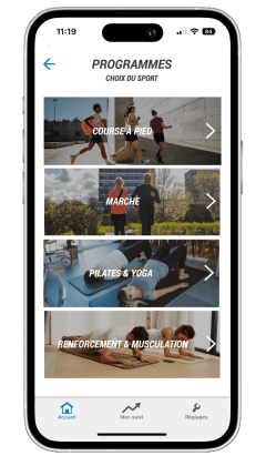 aperçu de la application