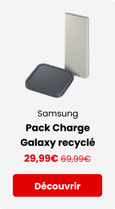 Pack Charge Samsung Galaxy recyclé